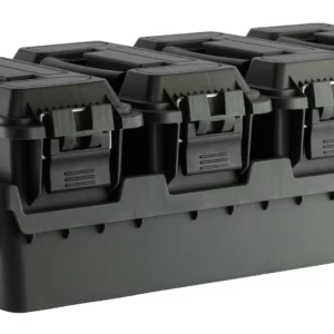 Set 4 caisses à munitions avec bac de transport - vue 1