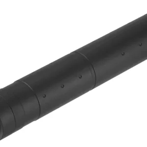 Silencieux aluminium 195mm Dot Mock noir - vue 1