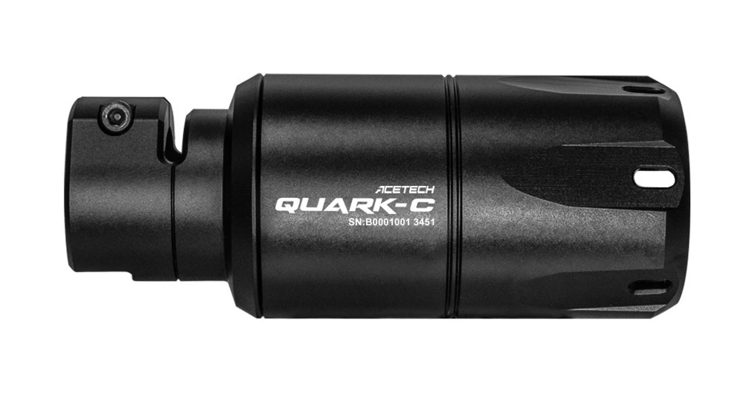 Silencieux tracer Quark C pour Fusil à pompe airsoft ACETECH - vue 1